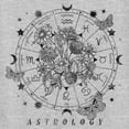 thumbnail image 2 of Women's Lost Gods Astrology Decorative Wheel  Graphic Tee Athletic Heather Medium, 2 of 4