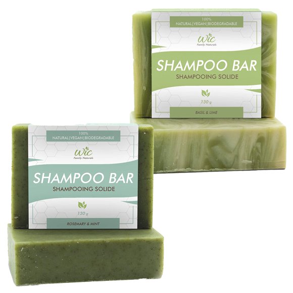 Natural Shampoo Bar Variety Pack - 2 Bars