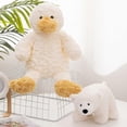 thumbnail image 4 of Lindos peluches de pato SBSGV, suaves y blancos, ideales para abrazar, regalos para niños, Navidad, San Valentín, 45 cm., 4 of 5