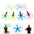 thumbnail image 2 of Miangastore Pull String Saucer Flying Disc Toy for Kids Made of Durable Plastic Assorted Color, 2 of 8