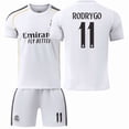 thumbnail image 1 of 2025/26 Black Football Sportswear Printed RODRYGO 11# Fan Training Football Jersey Set, 1 of 2