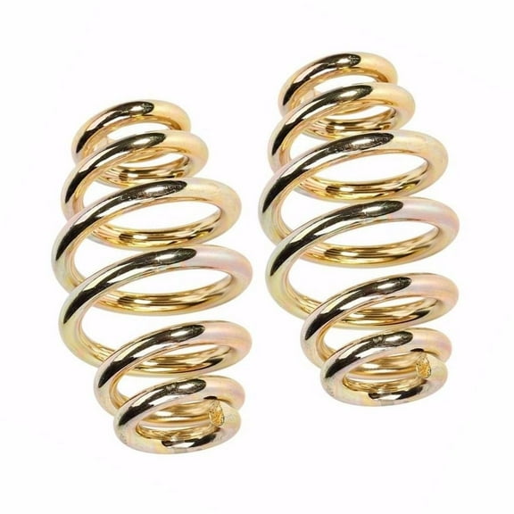 Gold 3" Spiral Solo Seat Springs for Harley Cruiser Bobber Softail Sportster CB