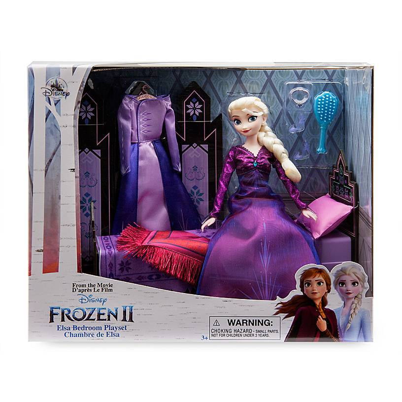 Disney Elsa Classic Doll Bedroom Play Set Frozen 2 New With Box