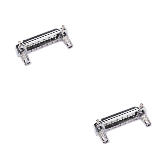 Soidarity Electric Guitar Bridge Universal Musical Replacement Professionals System Metal Part Flexible Players Bridges Bear-Loading 2piezas