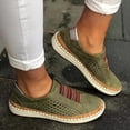thumbnail image 5 of XIHAHA, zapatillas sin cordones para mujer, mocasines poco profundos, zapatos vulcanizados, zapatos informales calados transpirables para mujer, zapatos individuales para mujer, 5 of 5