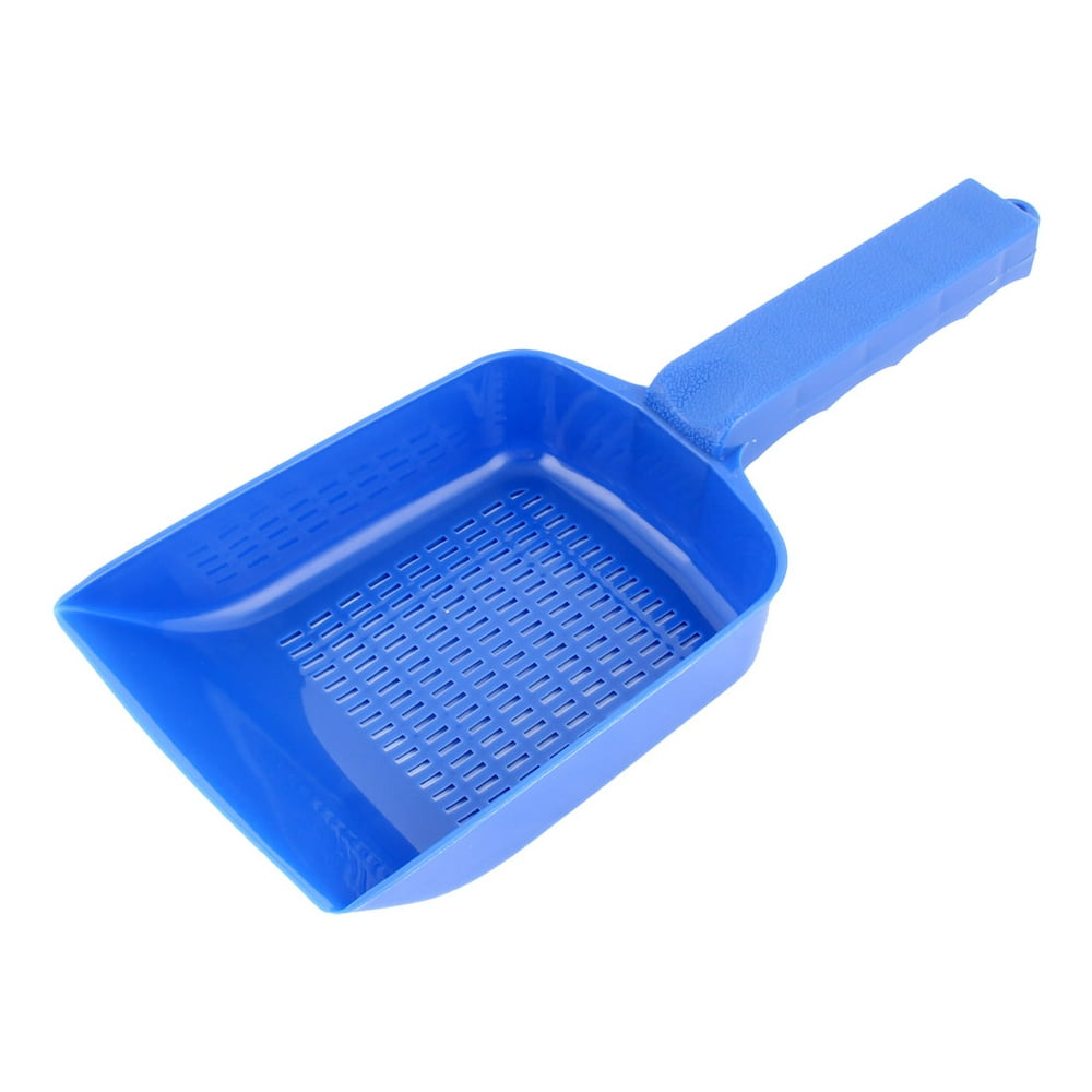 Plastic Gravel Strainer Shovel Clean Tool Blue for Aquarium Fish Tank