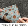 thumbnail image 6 of Light Blue Chicken Floral Pattern Door Rugs,Washable Non Slip Door Mats Indoor,Decorative Door Mats,Entry Mat Indoor for Entrance,Bedroom,Kitchen,Bathroom,20"x32", 6 of 6