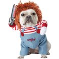 thumbnail image 1 of Ropa de muñeca mortal para perros, disfraz de mascotas, disfraces de Halloween para perros, disfraz divertido para fiesta de perros, disfraz de Navidad, 1 of 7