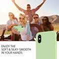 thumbnail image 5 of iPhone Xs Max Case, DUEDUE Liquid Silicone Soft Gel Rubber Slim Cover with Microfiber Cloth Lining Cushion Shockproof, 5 of 5