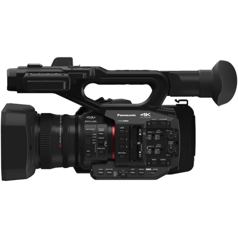 Panasonic HC-X2000 4K UHD Video Camera with 24x Zoom, 3G-SDI/HDMI