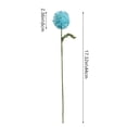 thumbnail image 3 of Ramo de flores de hilo hecho a mano – Arreglo floral artificial de crisantemos con pompones tejidos para decoración del hogar, centro de mesa, regalo de primavera, 3 of 6