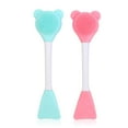 thumbnail image 1 of 2 pcs Silicone Facial Mask Applicator Brushes,Double-headed Multifunctional Facial Mask Beauty Tool, 1 of 5