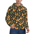 thumbnail image 2 of Lsque Forest Squirrel Pattern Casual Men's Hoodie,Hooded Sweatshirt with Kangaroo Pocket,Pullover Hoodie-3X-Large, 2 of 7
