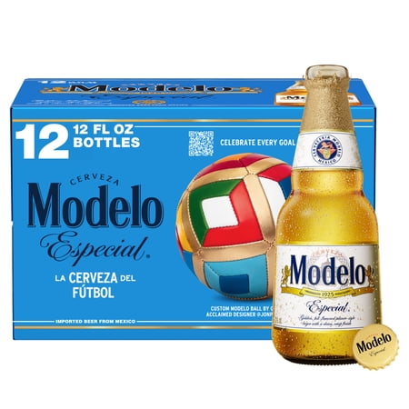 Modelo Especial Mexican Lager Import Beer, 12 Pack 12 fl. oz. Bottles, 4.4% ABV