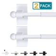 thumbnail image 2 of PrimeBeau Modern 1/2 Inch Polished & Painted Adjustable Magnetic Curtain Rods, 16 Inch - 28 Inch, 2 of 5