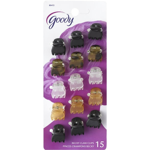 Goody Classics Claw Clip, Mini Crown (Pack of 3)