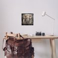 thumbnail image 4 of Stupell Industries Traditional Grey Elephant Portrait Black Floating Frame Canvas Art, 18 x 18, by Noah Bay, 4 of 8