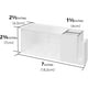 thumbnail image 2 of 5 Slots Wall Mount Toothbrush Holder with Cover for Shower, Plastic Multifunctional Toothpaste Toothbrush Organizer, 2 of 5