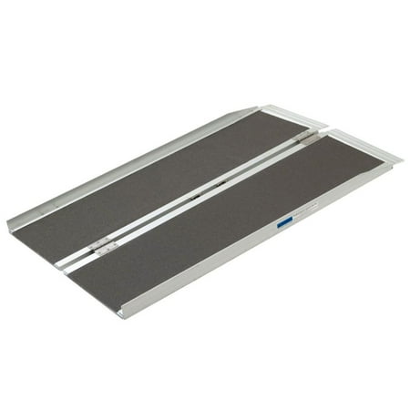 Silver Spring Mobility and Utility Ramp, 4 Foot Single Fold with Grit Surface