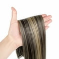 thumbnail image 4 of Dulchany 7PCS Clip in Hair Extensions Hair Silky Straight Clip on Hair Extensions, 4 of 6