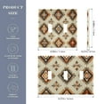 thumbnail image 2 of Yayeee Toggle Light Switch Wall Plate 2-Gang 4.56"x4.48" Decorative Outlet Cover, Geometric Designs, 2 of 7