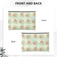 thumbnail image 2 of Kdxio Tropical Flowers Makeup Bag Toiletry Bag Canvas Makeup Bags Zipper Cosmetic Pouch Travel Cosmetic Pouch for Women Gifts, 2 of 7
