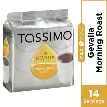 Gevalia Morning Roast Coffee Tassimo T-Discs, Caffeinated, 4.3 oz (Best Tassimo Coffee Discs)