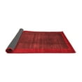 thumbnail image 2 of Ahgly Company Indoor Round Abstract Red Contemporary Area Rugs, 6' Round, 2 of 4