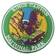 Kings Canyon National Park Embroidered Patch Iron/SewOn Applique Travel Souvenir
