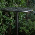 thumbnail image 4 of Noble House Hannah Modern Outdoor Iron Shiny Copper Cast Bar Table, 4 of 10