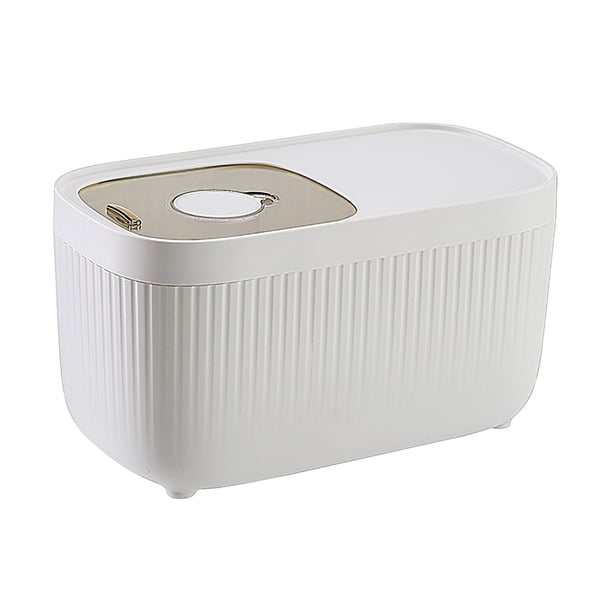 Contenedores De Almacenamiento De Alimentos, Contenedor De Almacenamiento De Arroz De Gran Capacidad, Caja De Visualización De Arroz, Caja De Harina Duradera Para Cocina Y Sala De Estar Eigraketly HA027005-02