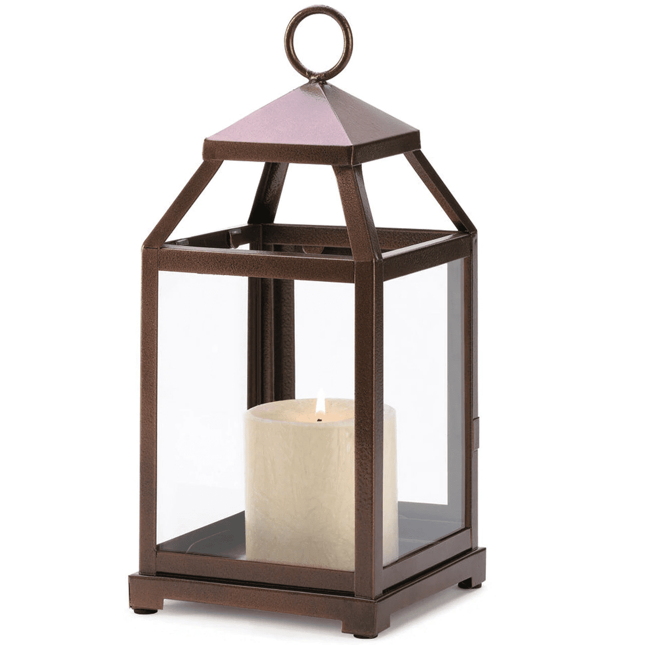 Gallery Of Light Bronze Contemporary Candle Lantern