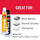 thumbnail image 4 of Epoxy J-B Weld KwikWeld, juego de 6 minutos reforzado con acero, paquete de 2, 4 of 7