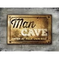 thumbnail image 2 of Rae, Marla 14x12 Black Ornate Wood Framed with Double Matting Museum Art Print Titled - Man Cave, 2 of 4