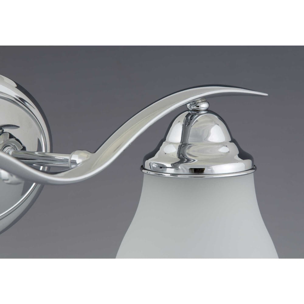 Trinity Collection Four-Light Brushed Nickel Etched Glass Traditional Bath Vanity Light