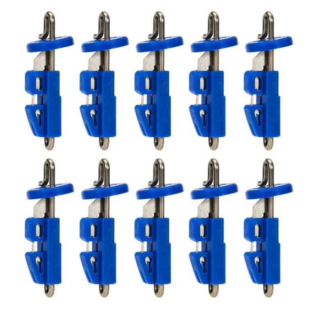Arealer 10pcs Sea Fishing Bait Clips Fishing Hook Quick Release