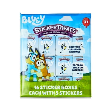 Bluey Sticker Treats, Classroom Exchange, Paper, 16 Count
