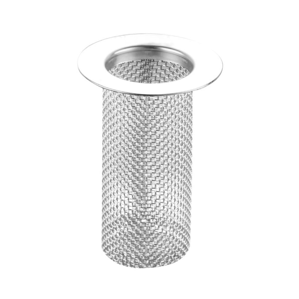 Wrea Stainless Steel Floor Drain Filter Reusable Antiblocking Hair Catcher Shower Bathtub Sink