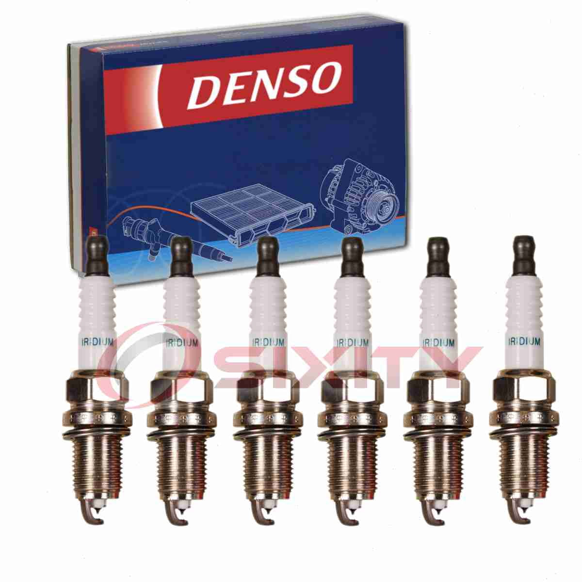 6 pc DENSO 3353 Spark Plugs for 90919-01219 SK16R-P11 Ignition Wire Secondary Fits select: 2001-2005 LEXUS IS, 2001-2005 LEXUS GS