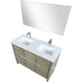 thumbnail image 6 of Lexora Home Lafarre 48" Single Quartz Top Bathroom Vanity with Faucet and Mirror, 6 of 14