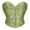 Green, variant on Body Shaper Shapers Corset Top for Women Court Vintage Corset Shapewear Lingerie Lace Midriff Control Slim Crop Tube Top