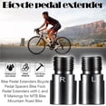 thumbnail image 4 of Pedal De Bicicleta Espaciadores De Pedal De Bicicleta Extensores De Pedal De Pie De Bicicleta Con Marcas L Y R Para Bicicleta De Montaña Mtb Bicicleta De Carretera Guardurnaity OD007724-00, 4 of 7