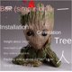 thumbnail image 1 of Galaxy Guard Flower Pot Tree Man Grute Baby Tree Man Adorno hecho a mano de PVC, 1 of 1