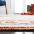 thumbnail image 4 of SAFAVIEH Sierra Jane Medallion Area Rug, Ivory/Rust, 6' x 6' Square, 4 of 8