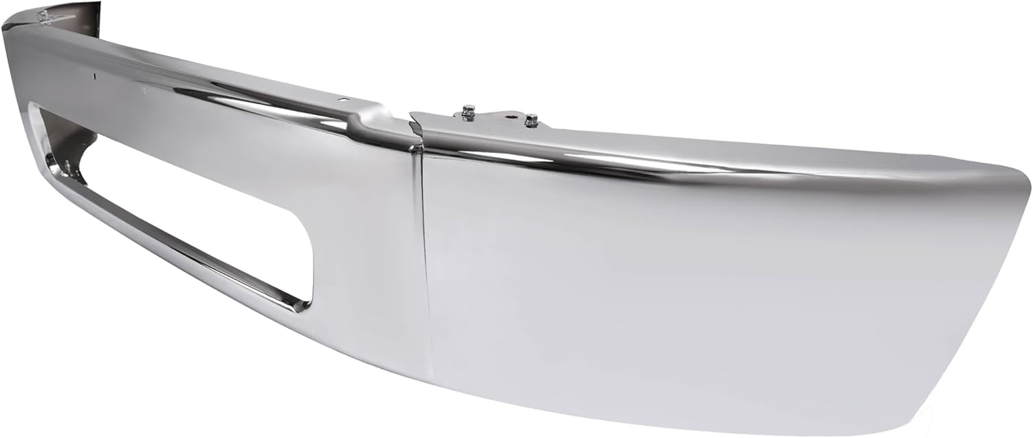 KOJEM Front Bumper Assembly Compatible with 2003-2021 Freightliner M2 106 112 Business Class A21-26683-005 A21-27811-016 A21-27811-017 Models Steel Bumper Chrome 3PCs