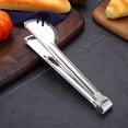 thumbnail image 4 of Stainless Steel Food Clips Home Kitchen Golden Pan Broil Fish Clips Hotel Western Food Steak Food Clips Bread Barbecue Meat Clips, 4 of 6