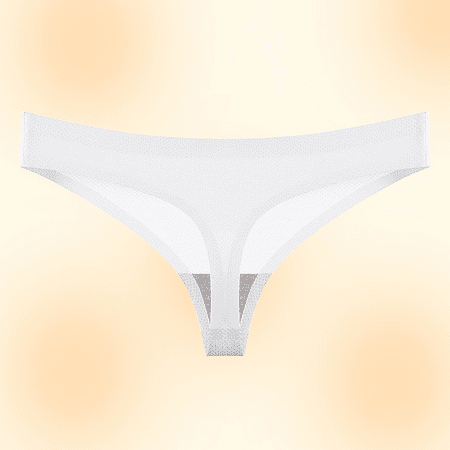 Fulorrnie Underwear for Women Seamless Hipster Comfort Sport Panties Elastic Waist Banded Moisture Wicking Panty White XL