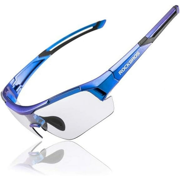 ROCKBROS Cycling Sunglasses Photochromic Bike Glasses for Men Women Sports Goggles UV Protection