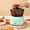 Green, variant on Electric Meat Grinder, Small Food Chopper for Mincing Meat, Chopping Vegetables, Crushing Garlic – 3.94 Inch, USB Rechargeable, 350ml