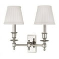 thumbnail image 2 of Hudson Valley Lighting 6802-PN Newport 2 Light Wall Sconce,Polished Nickel, 2 of 2